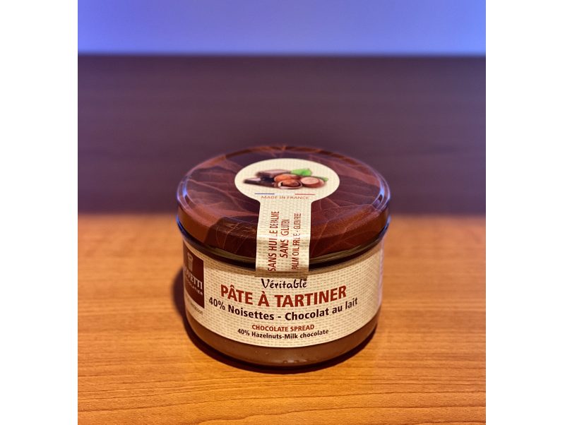 Pâte à tartiner - noisettes et chocolat au lait - Sans Gluten